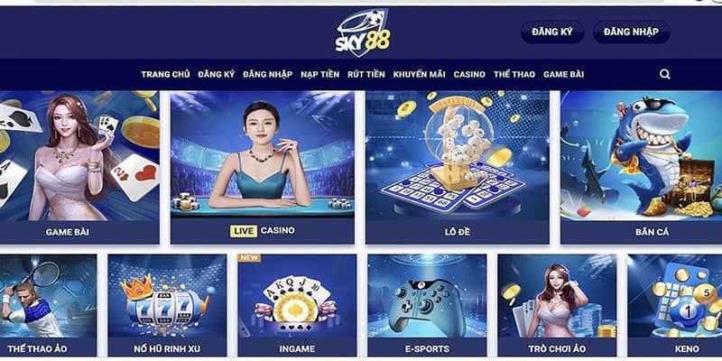 SKY88 | Nhà cái cá cược thể thao uy tín số 1 | Nạp đầu +11tr